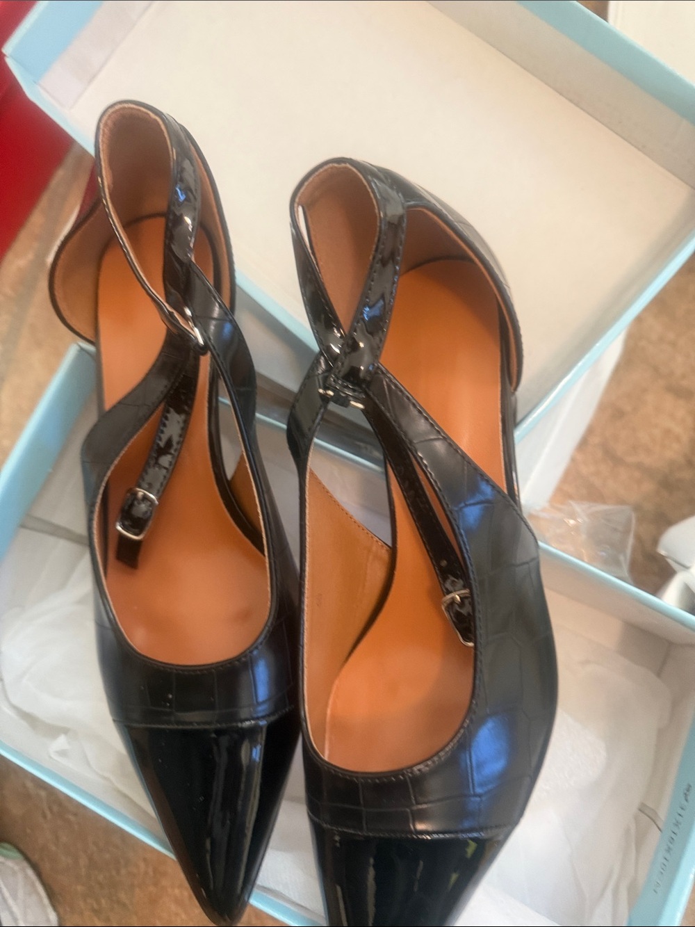 Black heels size 40